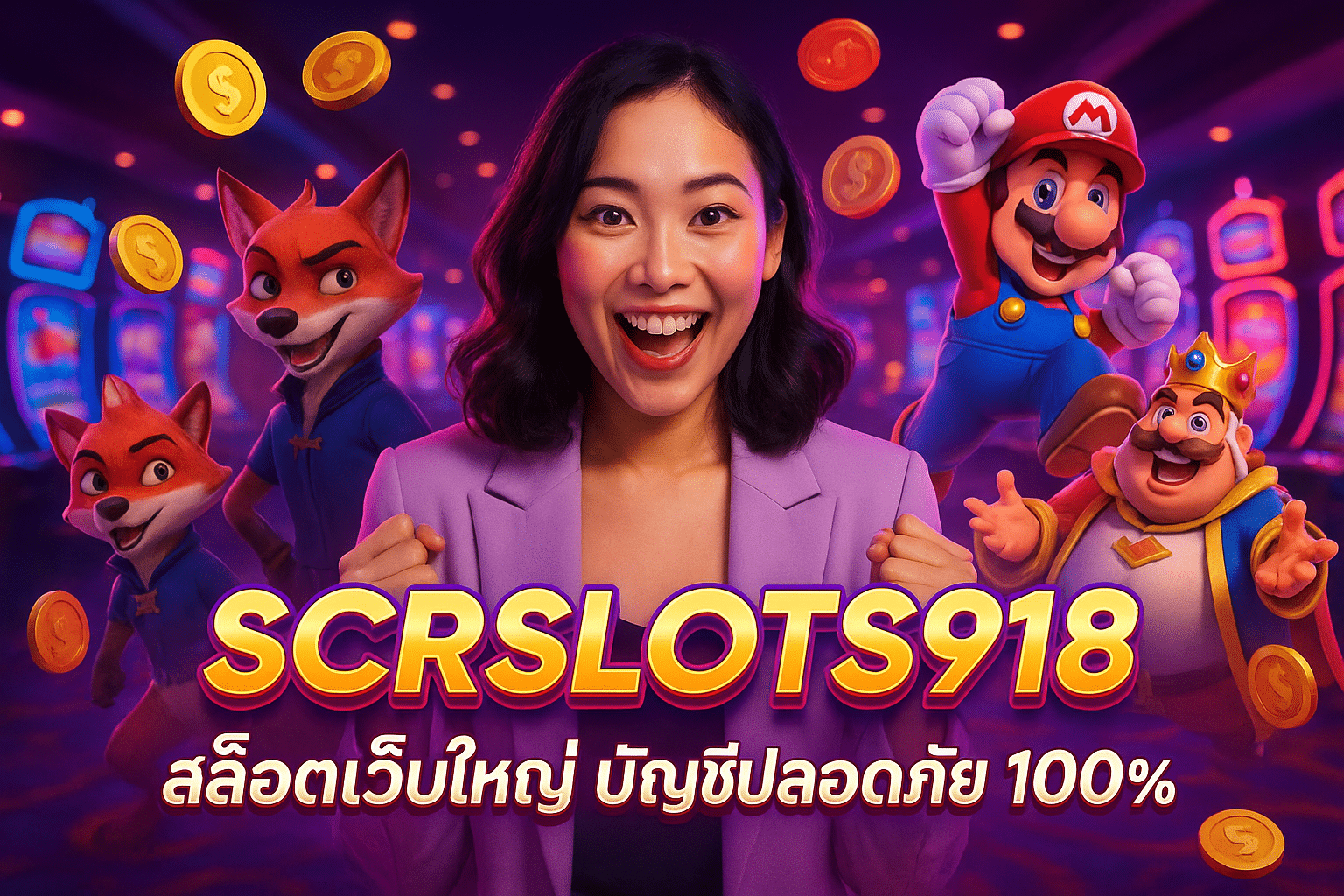 SCRSLOTS918 สล็อตเว็บใหญ่ บัญชีปลอดภัย 100%