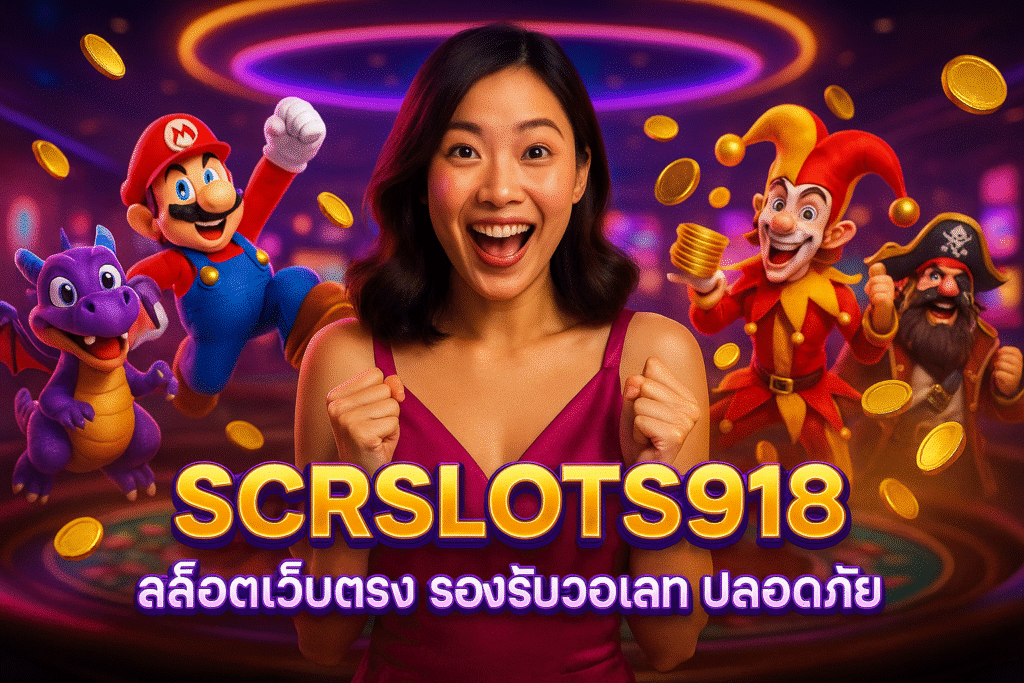 SCRSLOTS918 สล็อตเว็บตรง รองรับวอเลท ปลอดภัย