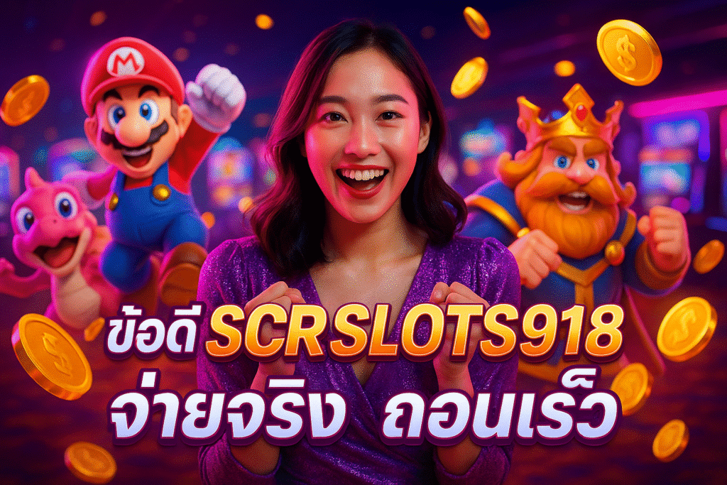 ข้อดี SCRSLOTS918 จ่ายจริง ถอนเร็ว