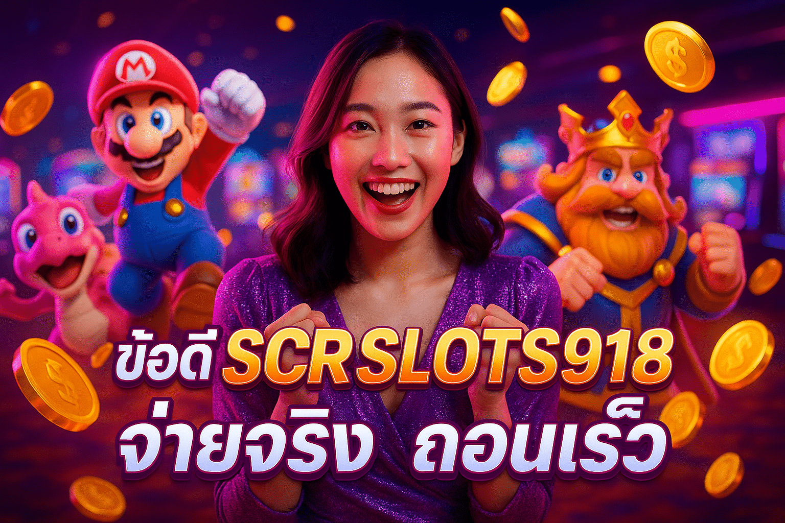 ข้อดี SCRSLOTS918 จ่ายจริง ถอนเร็ว