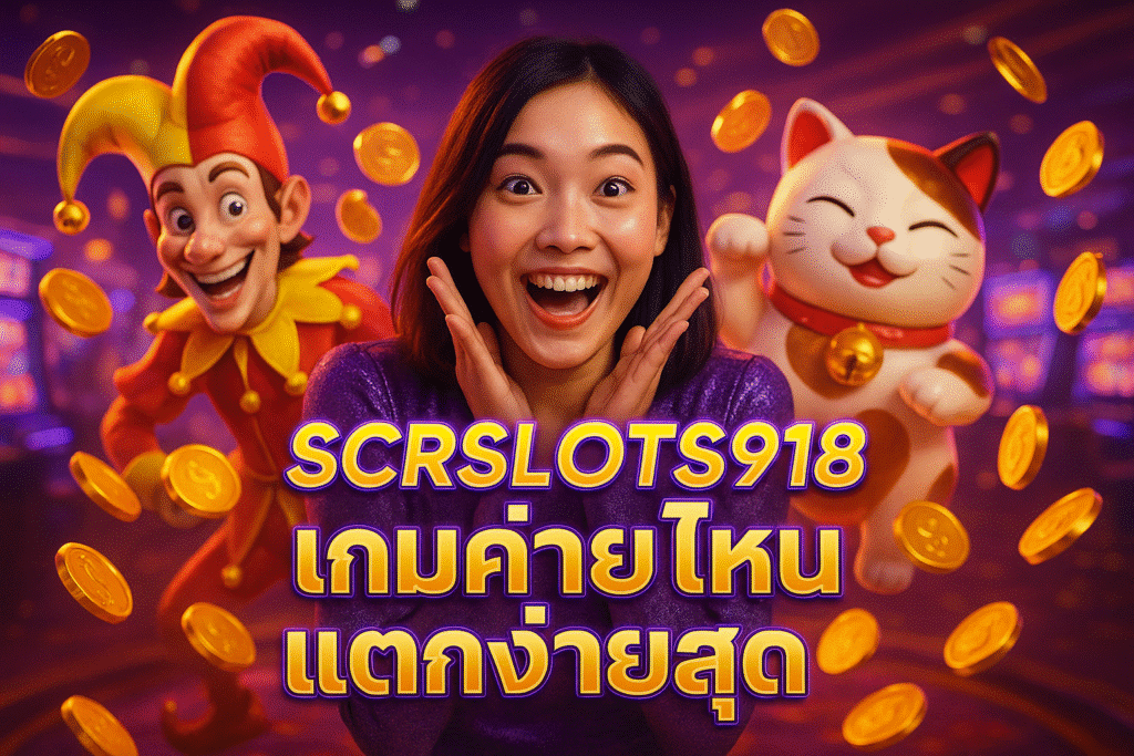 SCRSLOTS918 เกมค่ายไหนแตกง่ายสุด